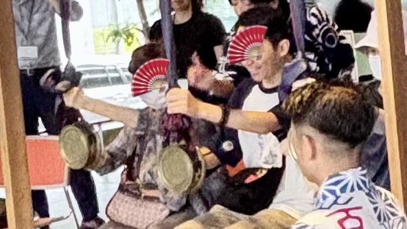 NHK京都 祇園祭 鉦すり体験
